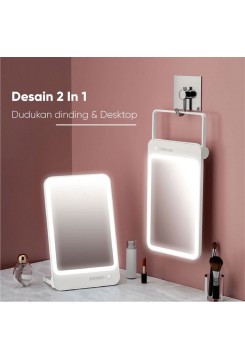 آینه آرایشی میکاپ ال ای دی شارژی همراه مدل Bomidi LED Mirror R1 شیائومی - Xiaomi Bomidi Portable Makeup LED Mirror R1